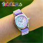 Tikkers Purple Canvas Strap Unicorn Watch