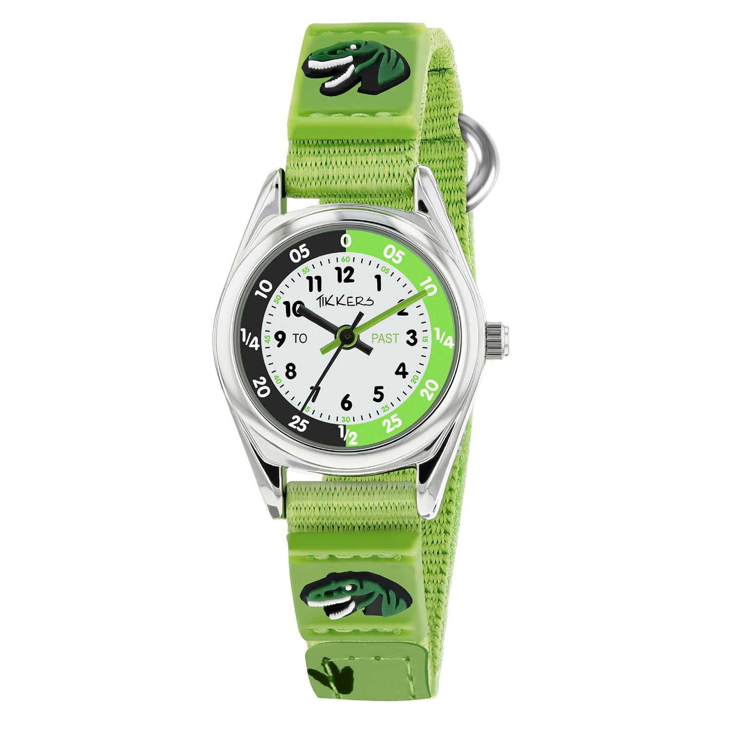 Tikkers Canvas Dinosaur Time Teacher Watch