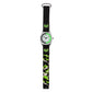 Tikkers Black Canvas Camo Time Teacher Watch