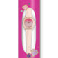 Tikkers Pink PU Strap Ombre Glitter Dial Watch