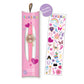 Tikkers Pink PU Strap Flamingo & Star Charm Watch
