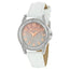 Tikkers White PU Strap Ombre Shimmer Dial Watch