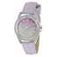 Tikkers Lilac PU Strap Ombre Shimmer Dial Watch