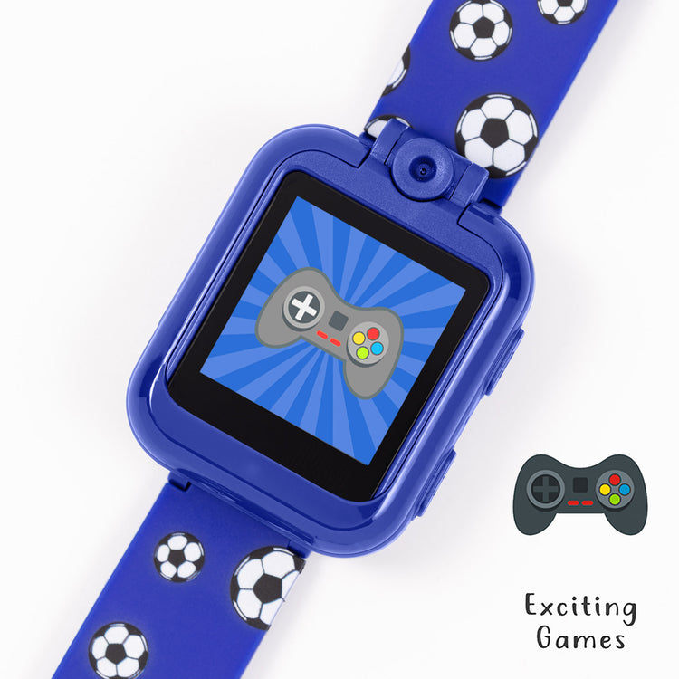 Tikkers Blue Football Interactive Watch and Headphone Set