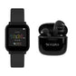 Tikkers Teen Series 10 Black smart Watch and Earbuds Set