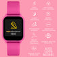 Tikkers Series 10 Pink Silicone Strap Smart Watch