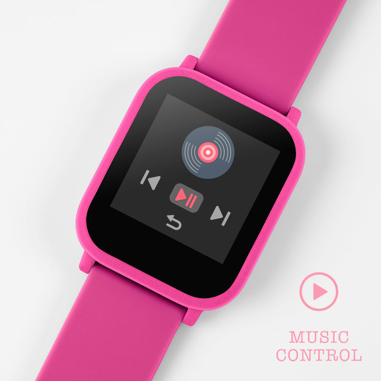 Tikkers Series 10 Pink Silicone Strap Smart Watch