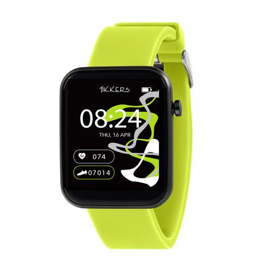 Tikkers Series 13 Green Silicone Strap Smart watch