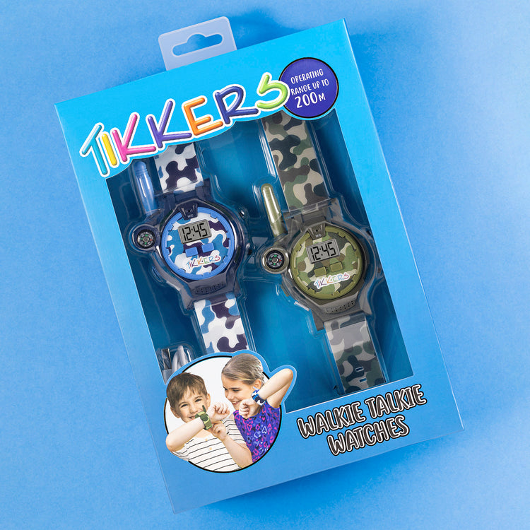 Tikkers Unisex Walkie Talkie Watch Set