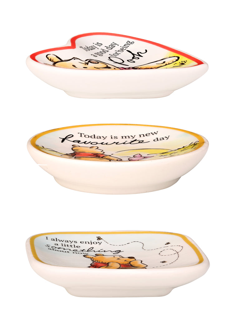 Winnie the Pooh 3 Piece Trinket Tray Gift Set