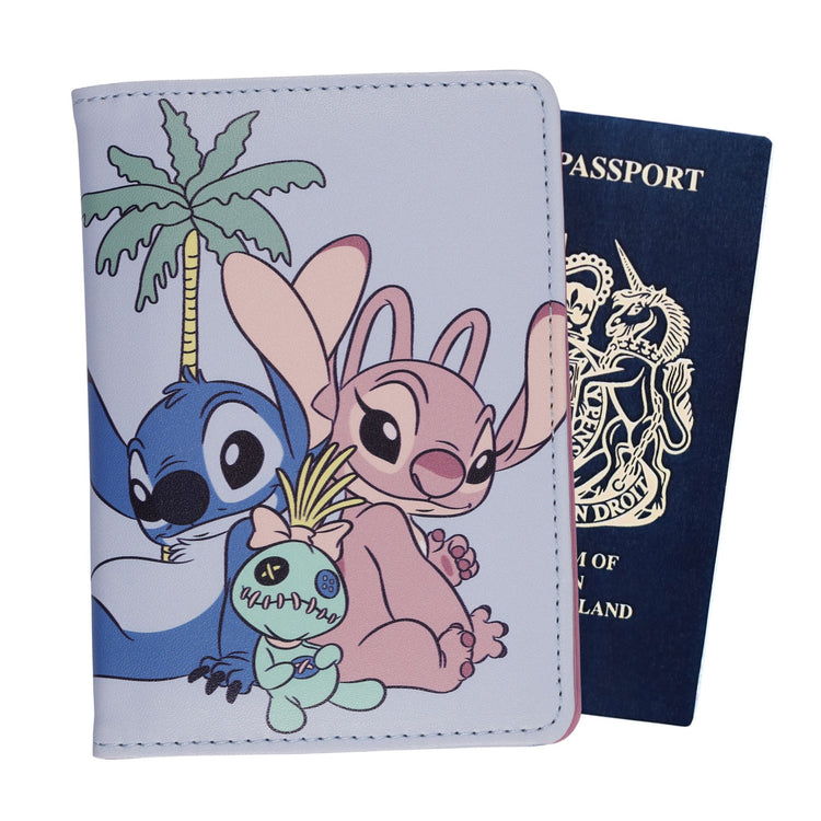 Lilo & Stitch PU leather passport holder