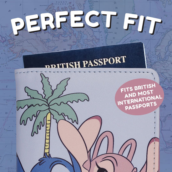 Lilo & Stitch PU leather passport holder