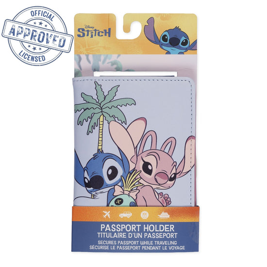 Lilo & Stitch PU leather passport holder