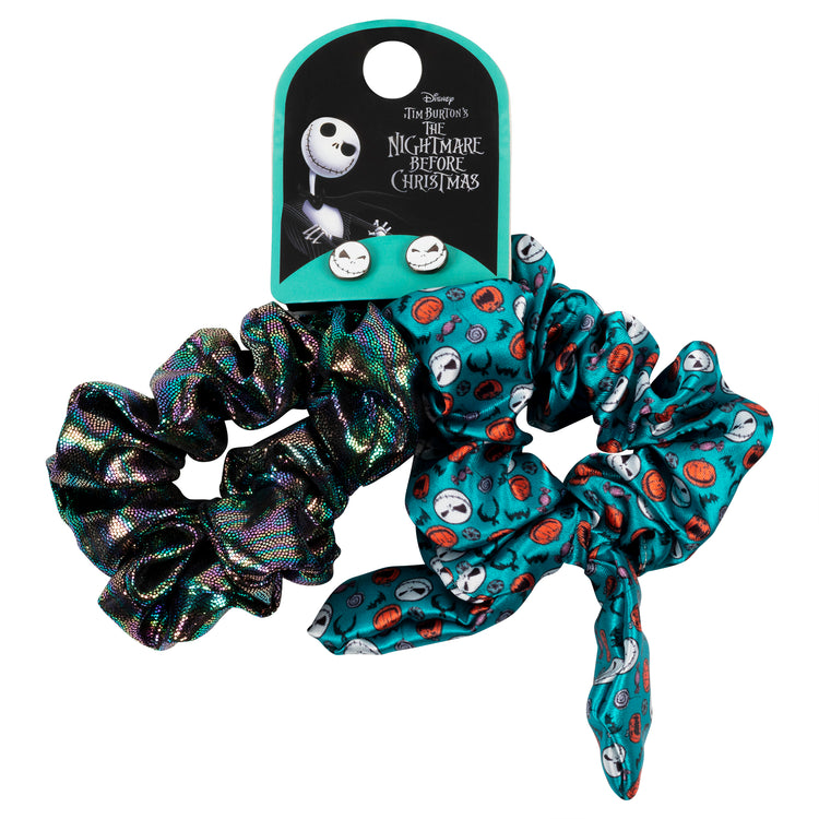 The Nightmare Before Christmas Scrunchie and Earring Set