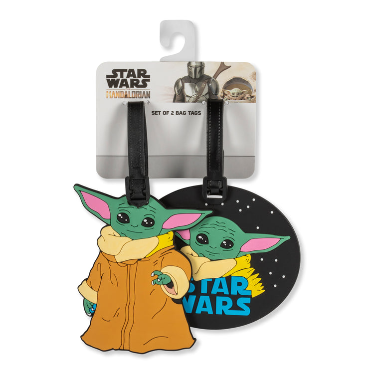 The Mandalorian Grogu 2 Piece Luggage Tag Set