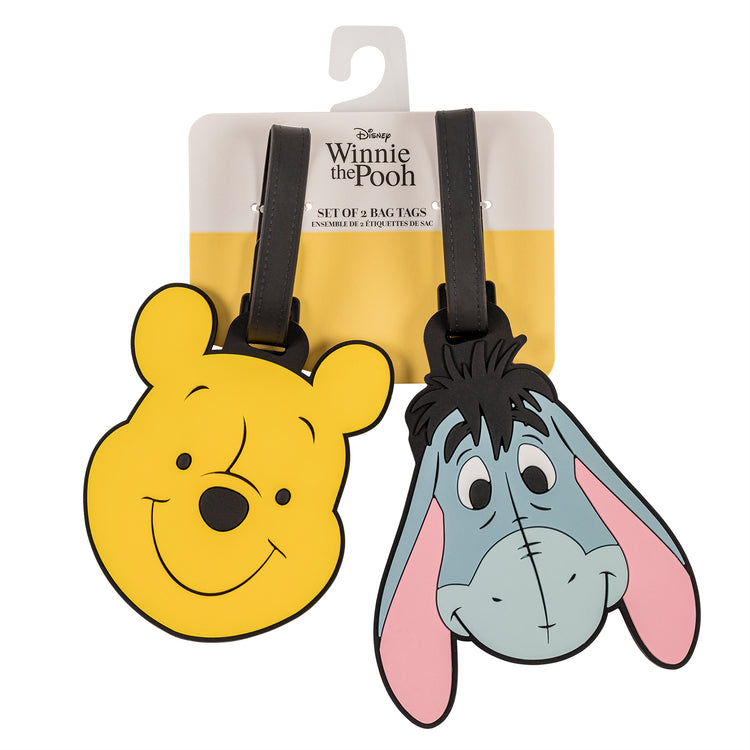 Winnie The Pooh 2 Piece Luggage Tag Set