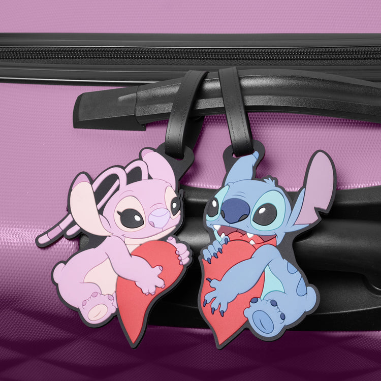 Lilo & Stitch 2 Piece Luggage Tag Heart Set