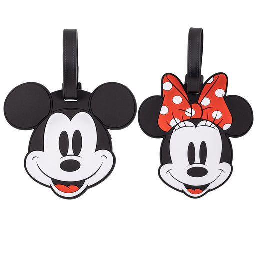 Mickey & Minnie 2 Piece Luggage Tag Set