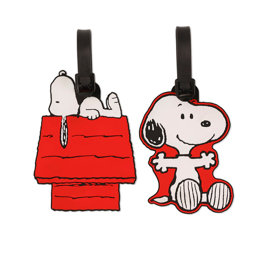 Peanuts Snoopy 2 Piece Luggage Tag Set