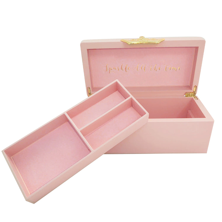 Disney Princess Pink and Gold Jewellery Box