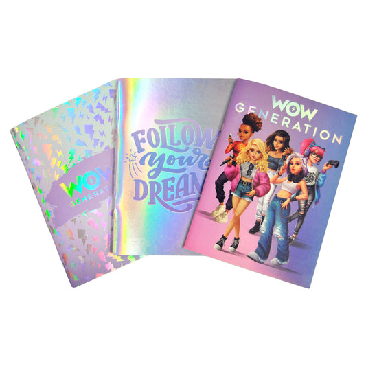 WOW Generation A5 3 Pack Notebooks