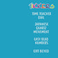 Tikkers Navy Silicone Time Teacher Watch