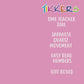 Tikkers Pink Canvas Flower Time Teacher Watch