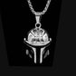 The Mandalorian Stainless Steel Boba Fett Necklace